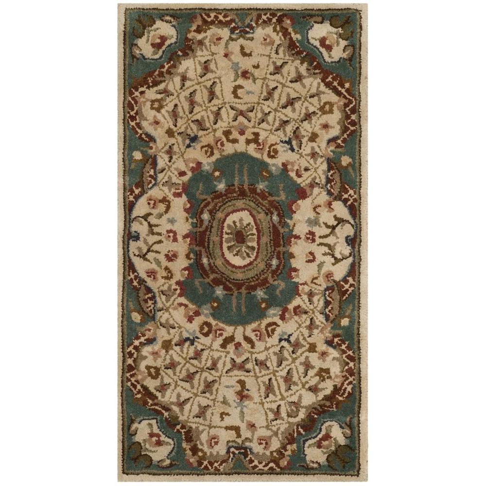 CLASSIC, IVORY / LIGHT BLUE, 2'-3" X 4', Area Rug