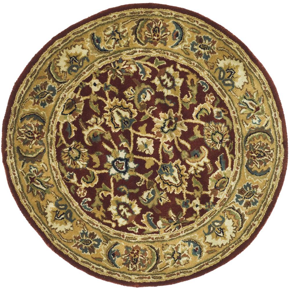 CLASSIC, RUST / CAMEL, 5' X 5' Round, Area Rug