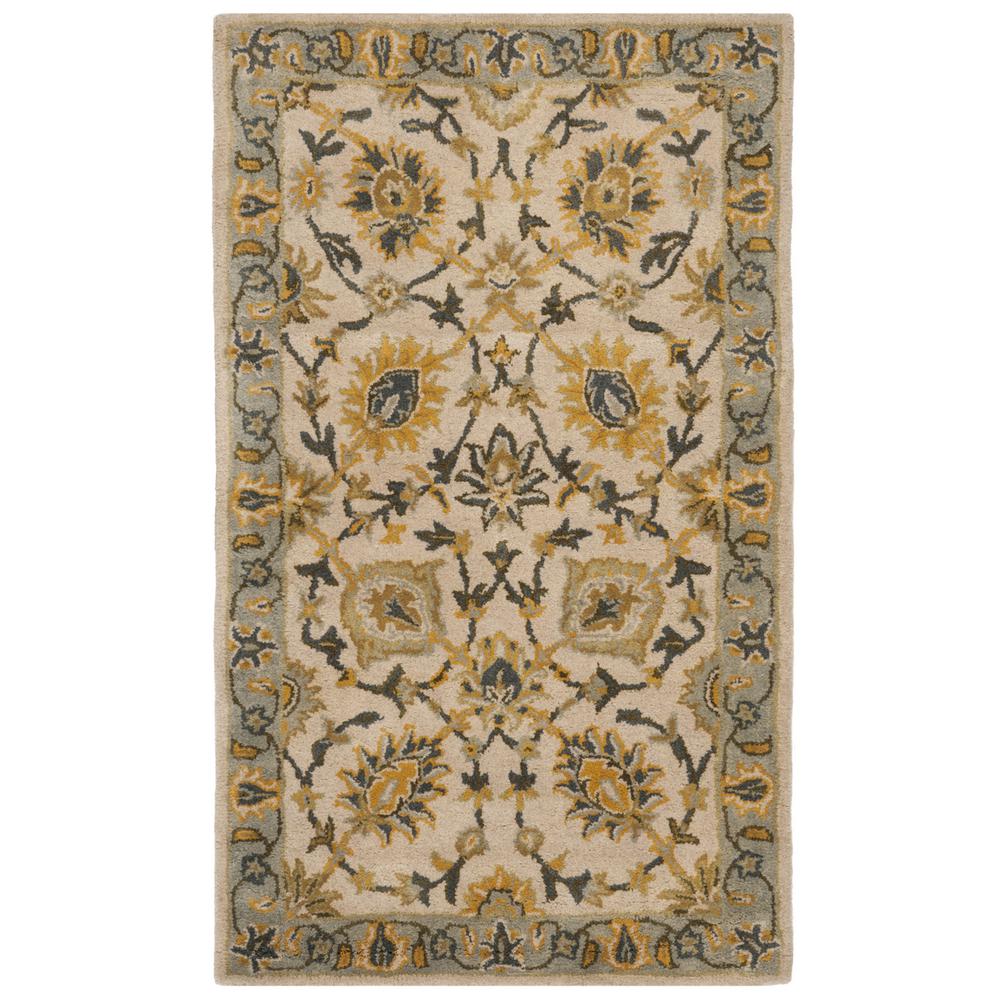 CLASSIC, IVORY / LIGHT BLUE, 4' X 6', Area Rug, CL934B-4