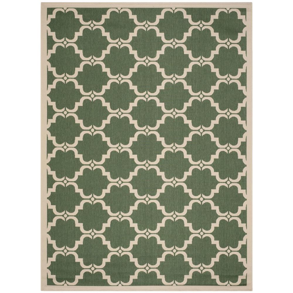 COURTYARD, DARK GREEN / BEIGE, 9' X 12', Area Rug, CY6009-332-9