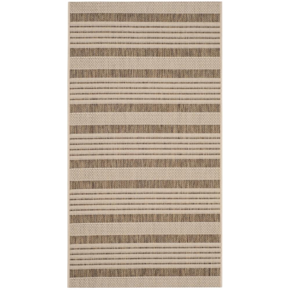 COURTYARD, BROWN / BONE, 2'-7" X 5', Area Rug, CY6062-242-3