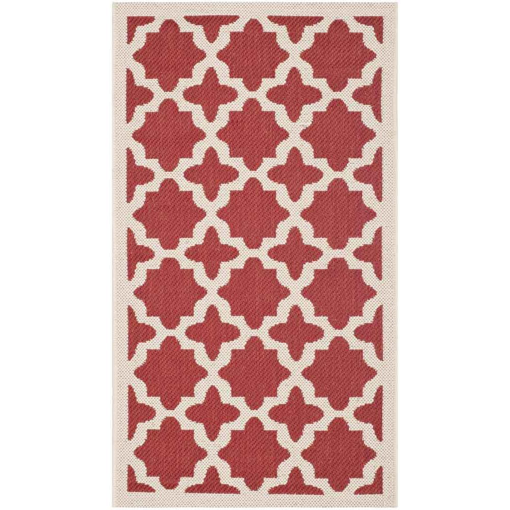 COURTYARD, RED / BONE, 2'-7" X 5', Area Rug, CY6913-248-3