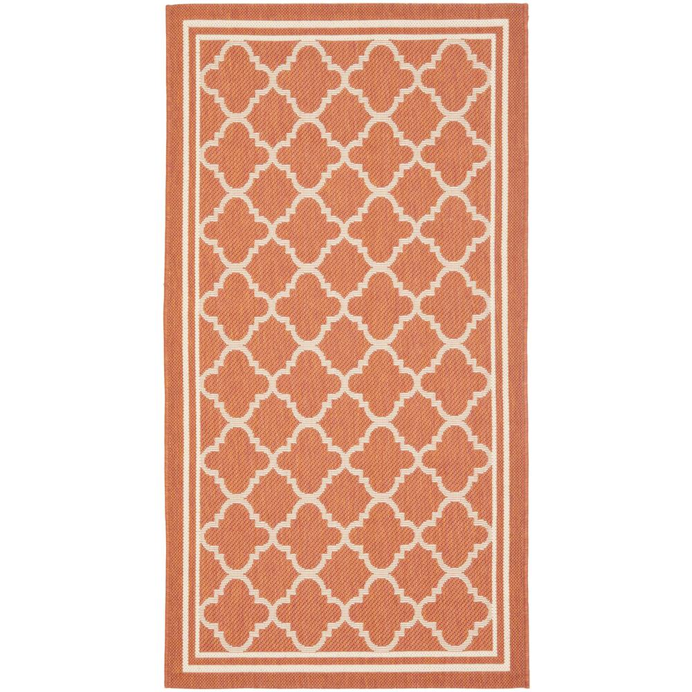 COURTYARD, TERRACOTTA / BONE, 2'-7" X 5', Area Rug, CY6918-241-3