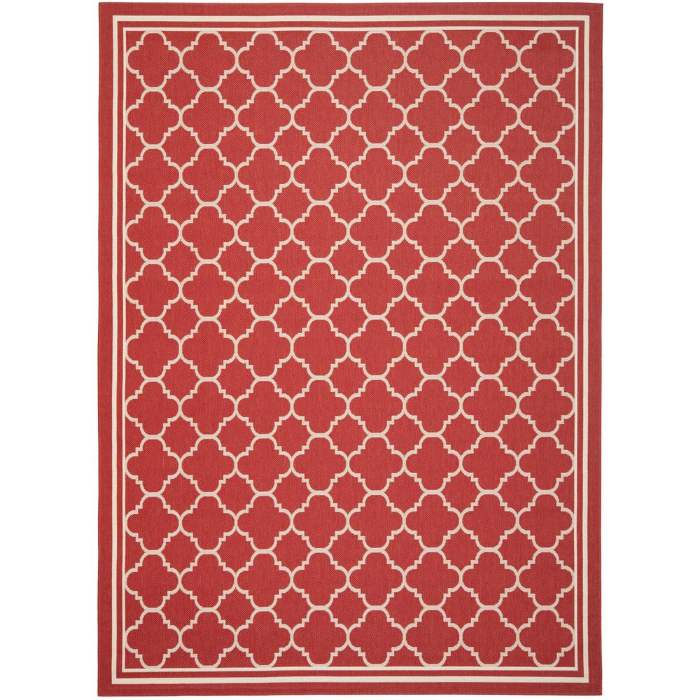 COURTYARD, RED / BONE, 9' X 12', Area Rug, CY6918-248-9