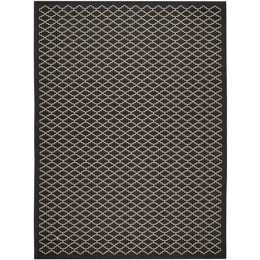 COURTYARD, BLACK / BEIGE, 9' X 12', Area Rug, CY6919-226-9