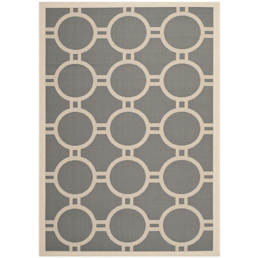 COURTYARD, ANTHRACITE / BEIGE, 5'-3" X 7'-7", Area Rug, CY6924-246-5