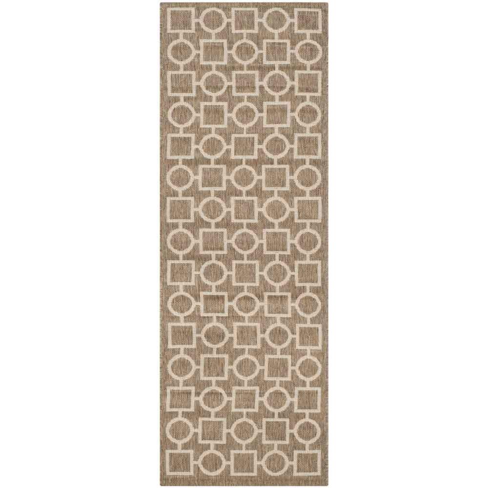 COURTYARD, BROWN / BONE, 2'-3" X 6'-7", Area Rug, CY6925-242-27