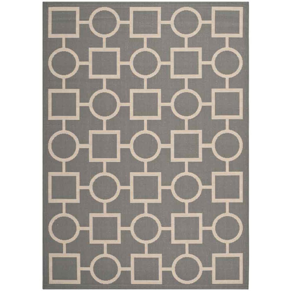 COURTYARD, ANTHRACITE / BEIGE, 5'-3" X 7'-7", Area Rug, CY6925-246-5