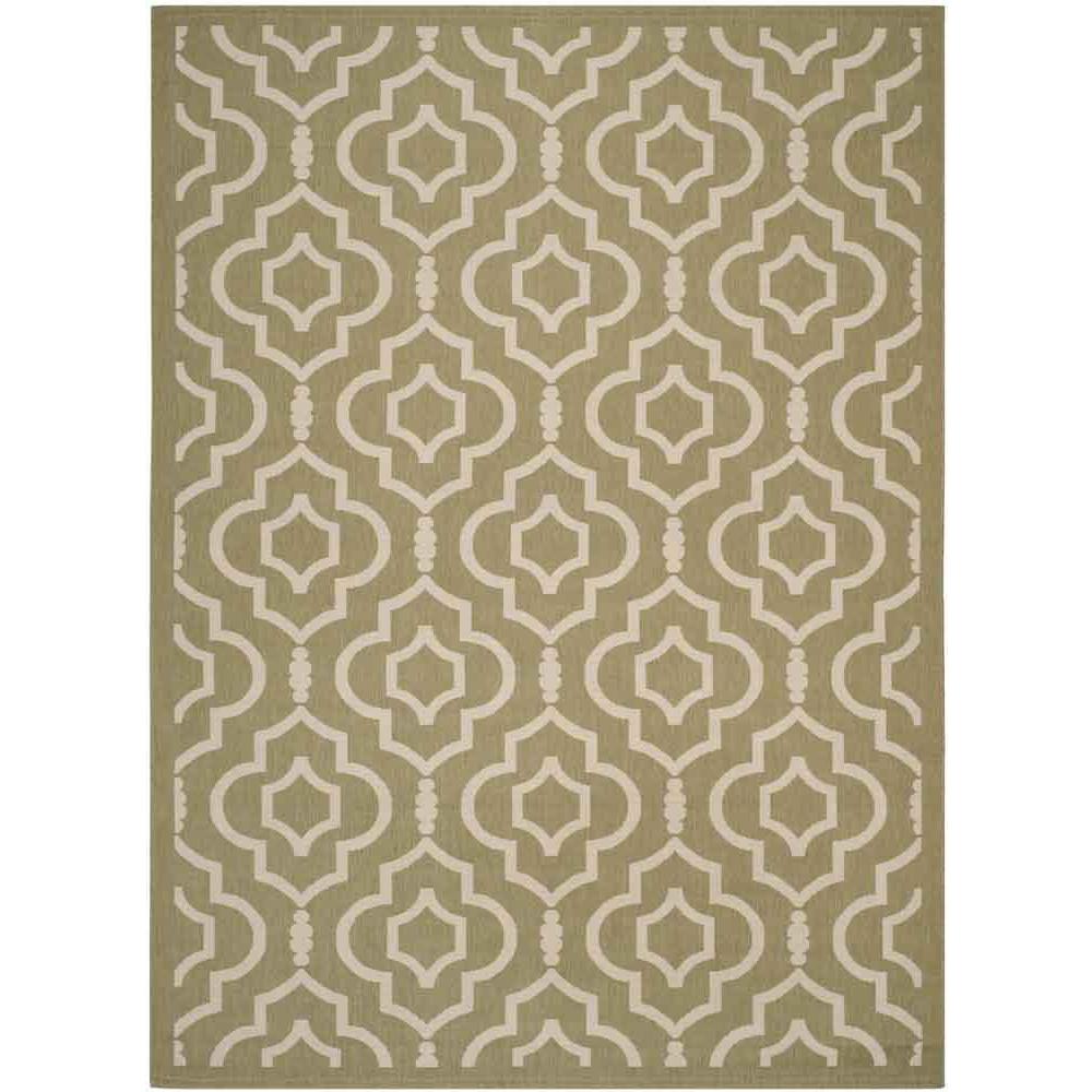 COURTYARD, GREEN / BEIGE, 9' X 12', Area Rug, CY6926-244-9