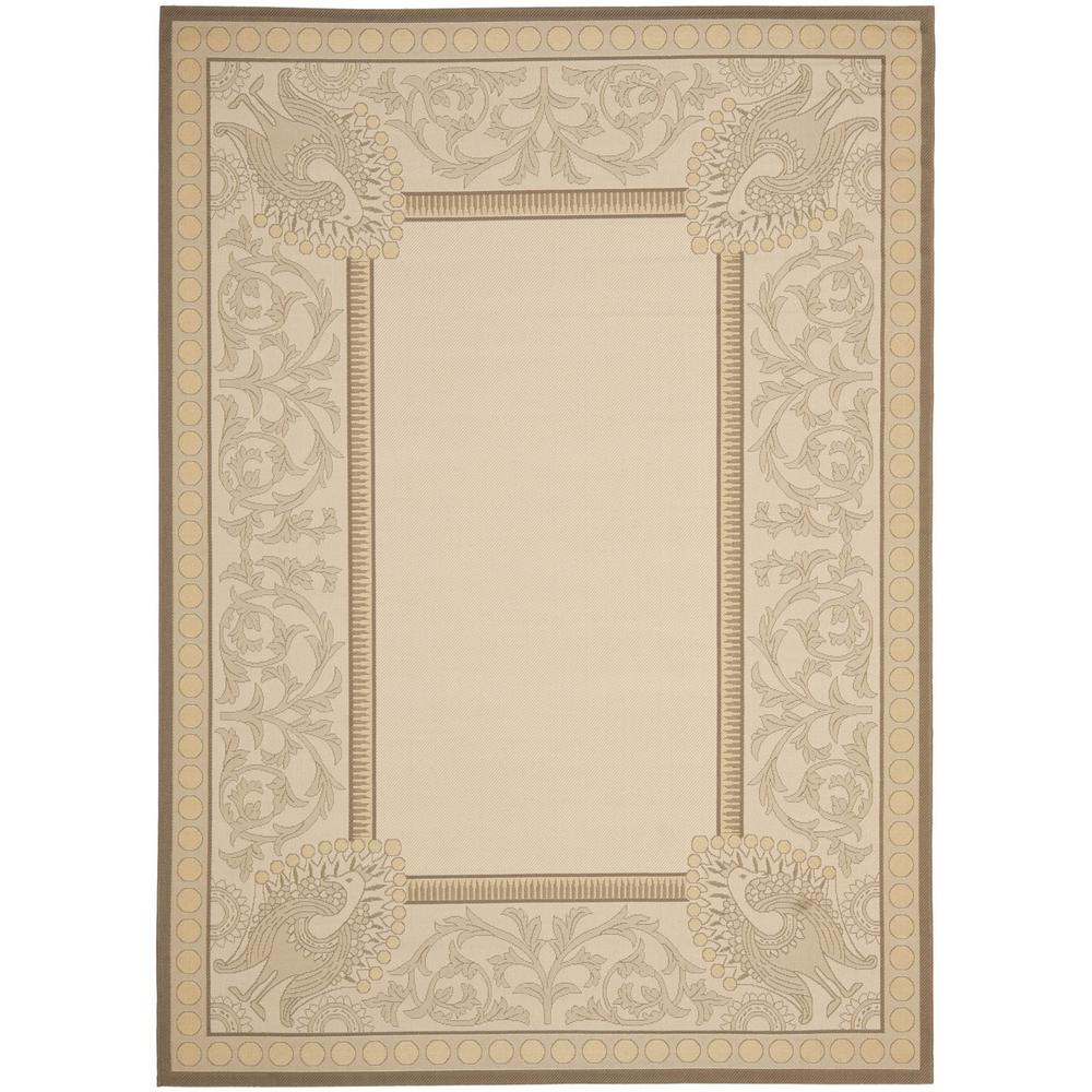 COURTYARD, BEIGE / DARK BEIG, 6'-7" X 9'-6", Area Rug, CY7514-79A21-6