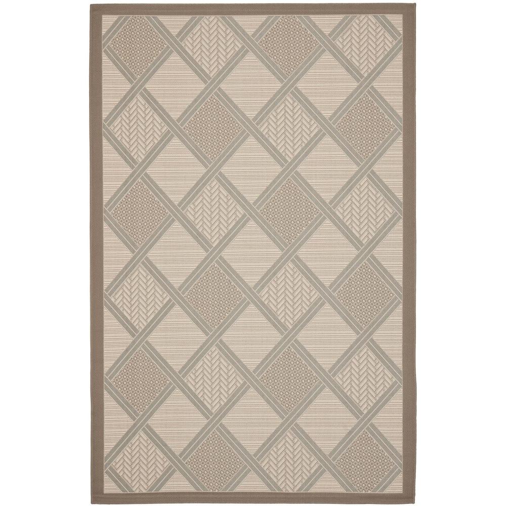COURTYARD, BEIGE / DARK BEIG, 5'-3" X 7'-7", Area Rug, CY7570-79A18-5