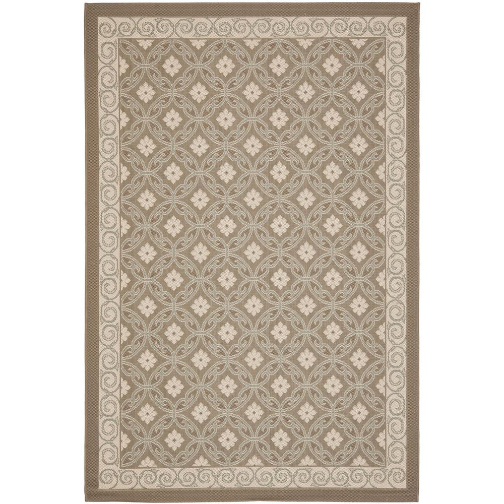 COURTYARD, DARK BEIG / BEIGE, 5'-3" X 7'-7", Area Rug, CY7810-97A18-5