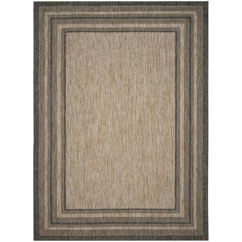 COURTYARD, NATURAL / BLACK, 9' X 12', Area Rug, CY8475-37312-9
