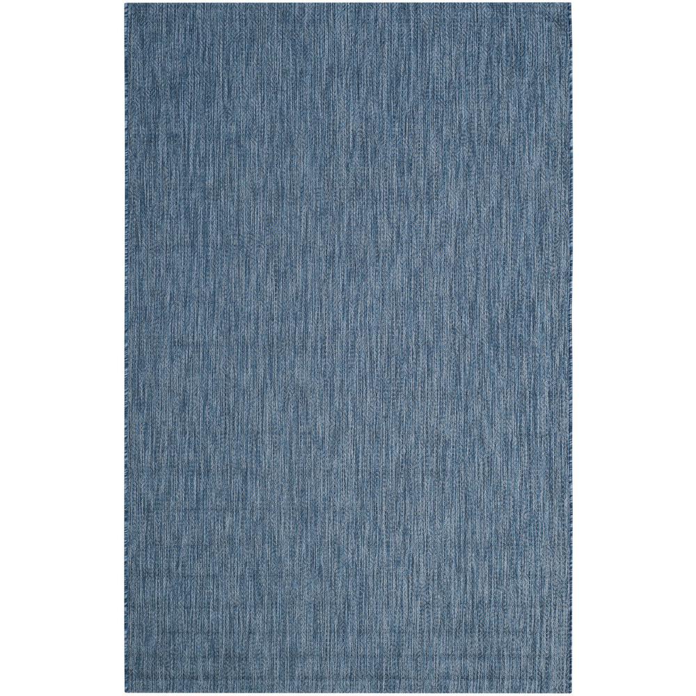 COURTYARD, NAVY / NAVY, 5'-3" X 7'-7", Area Rug, CY8520-36822-5