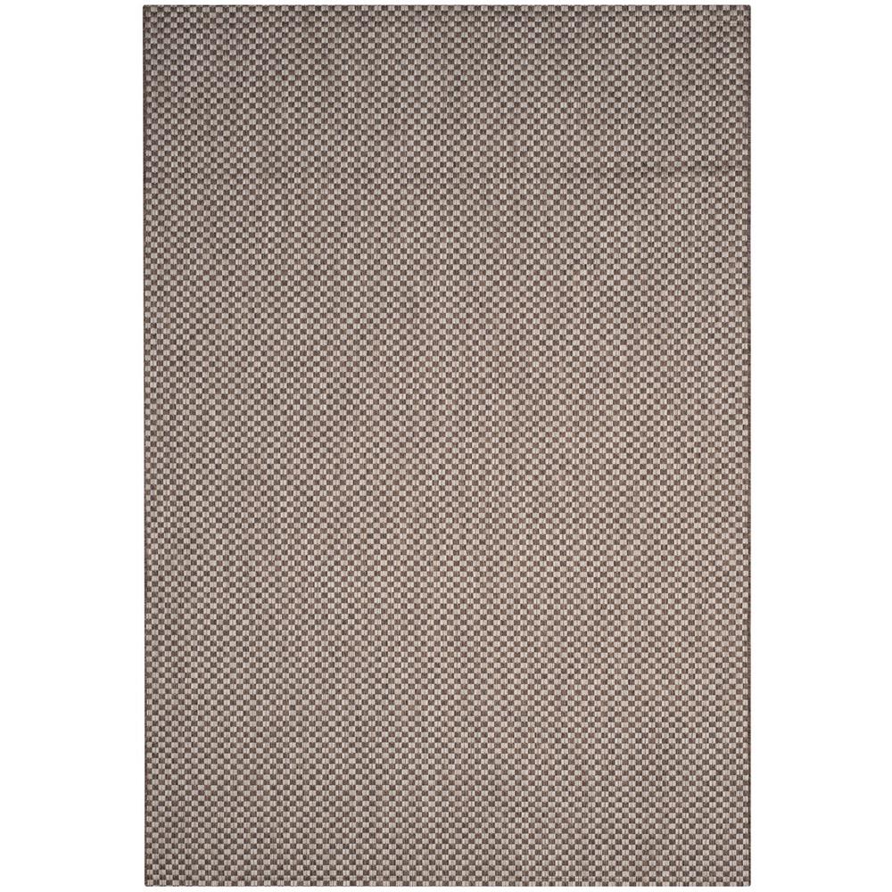 COURTYARD, LIGHT BROWN / LIGHT GREY, 5'-3" X 7'-7", Area Rug