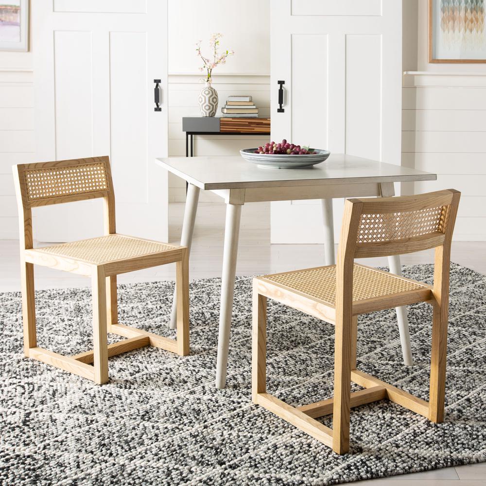 Simone Square Dining Table, White