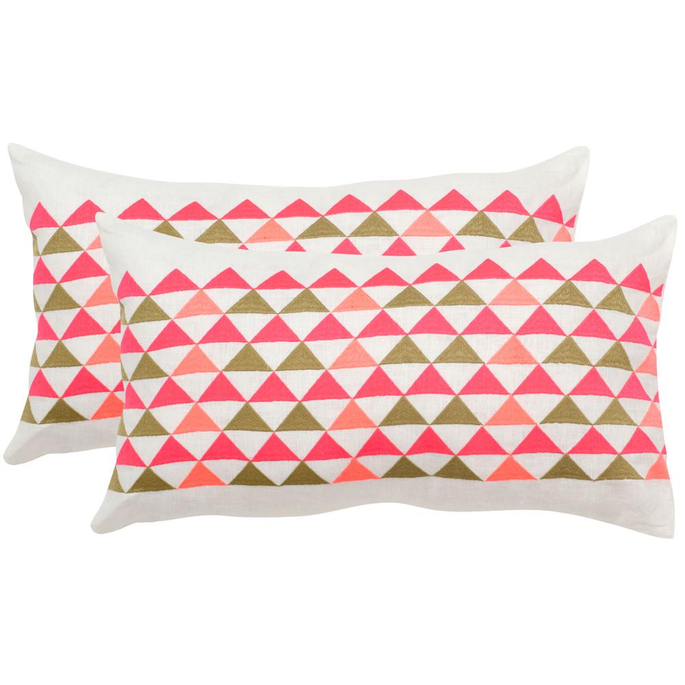 GEO MOUNTAIN  PILLOW, DEC314B-2020-SET2