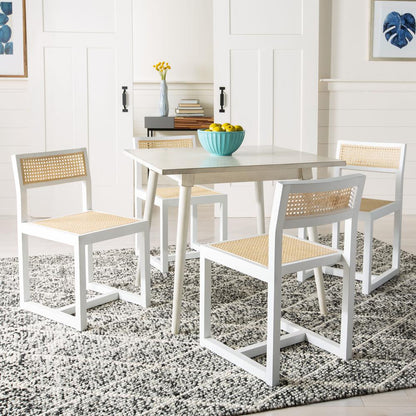 Simone Square Dining Table, White