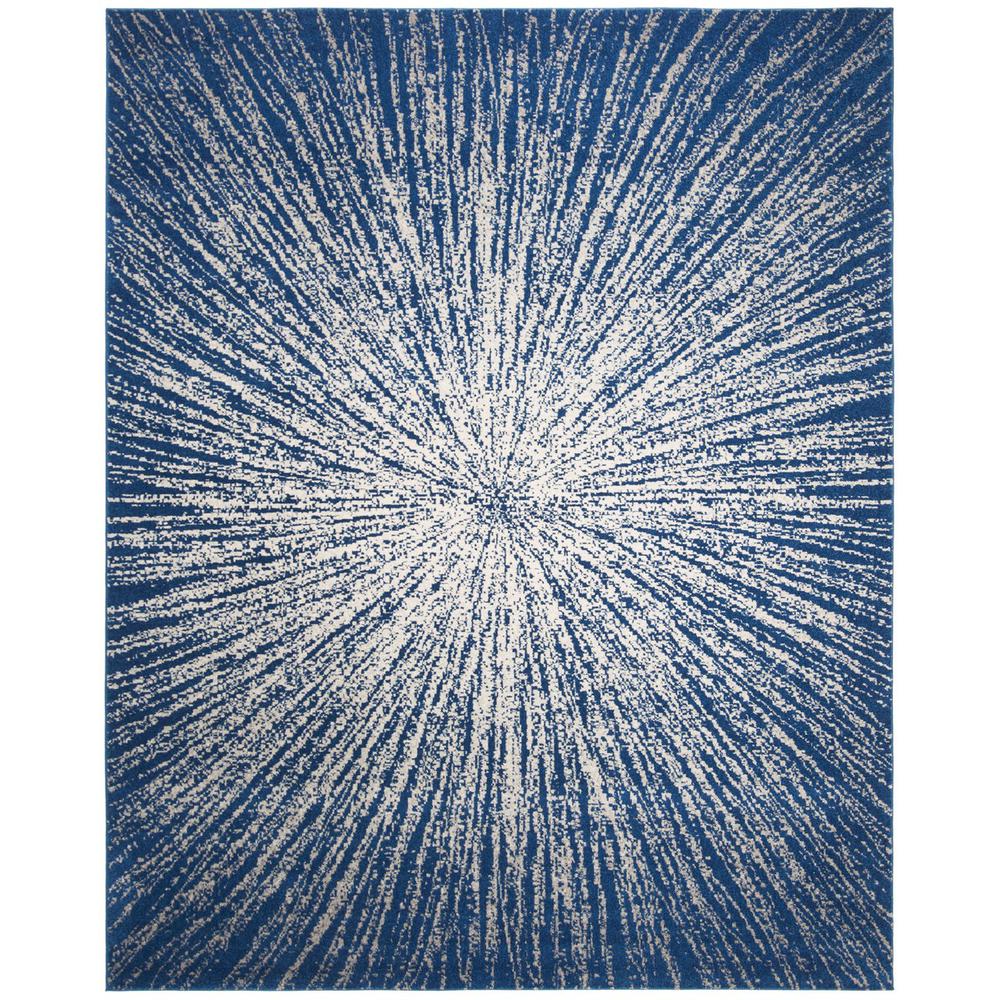 EVOKE, NAVY / IVORY, 9' X 12', Area Rug, EVK228N-9