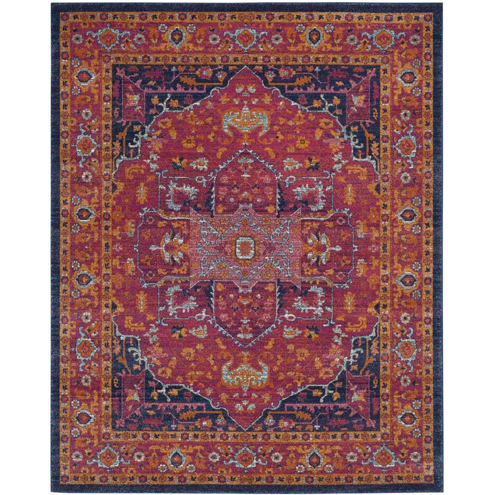 EVOKE, FUCHSIA / ORANGE, 12' X 18', Area Rug