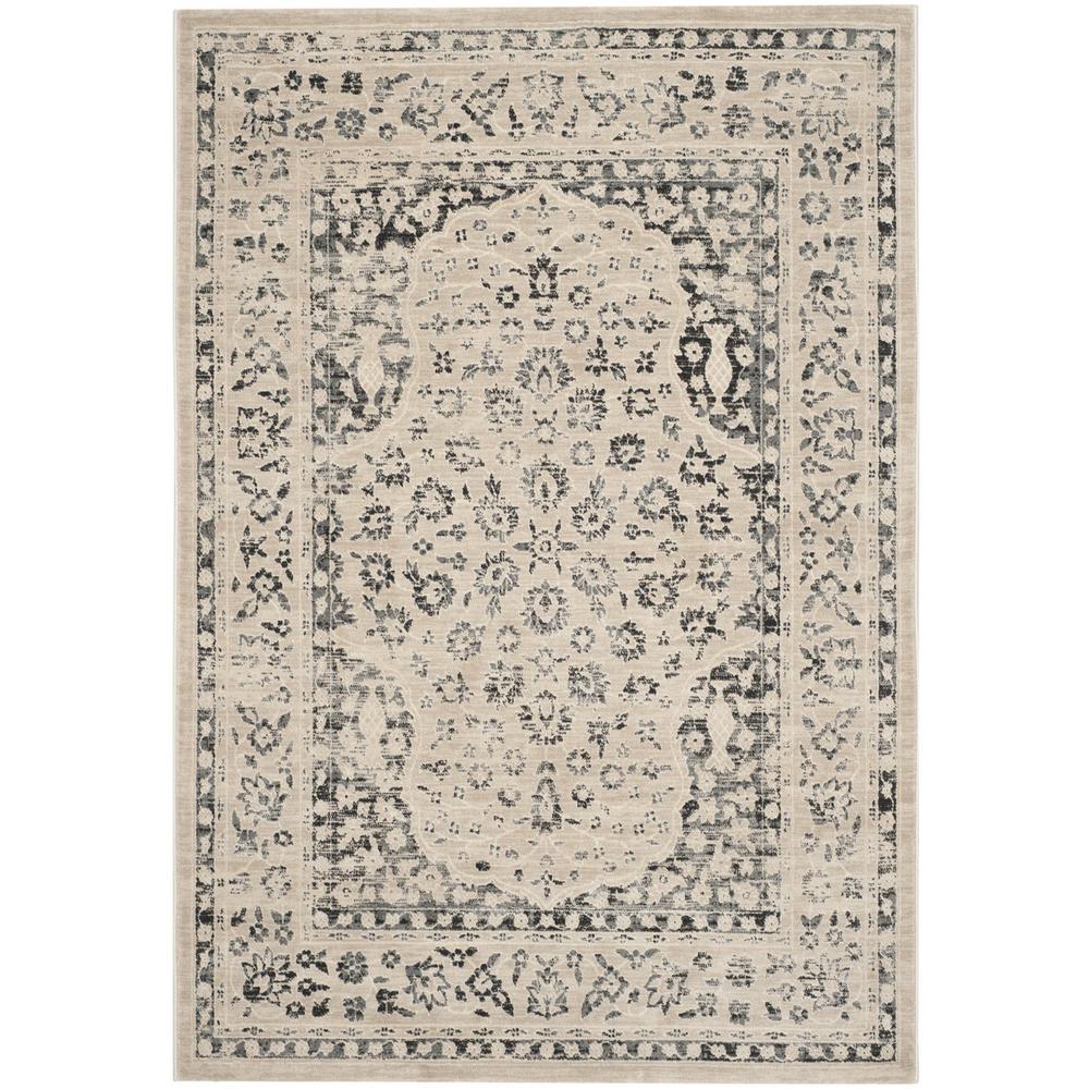 EVOKE, BEIGE / BLUE, 5'-1" X 7'-6", Area Rug, EVK508C-5