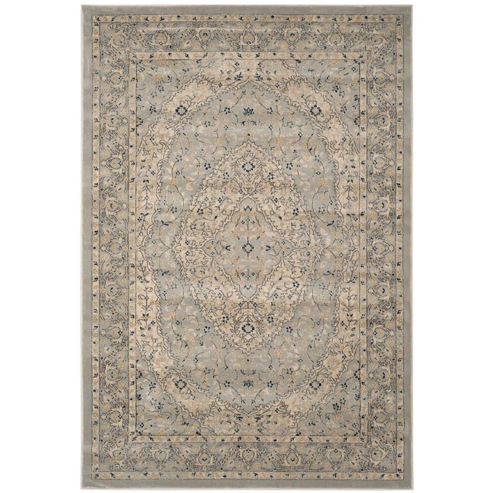 EVOKE, LIGHT GREY / CREAM, 4' X 6', Area Rug