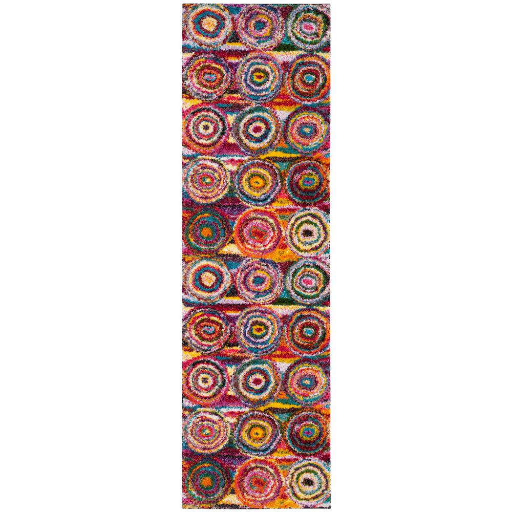 FIESTA SHAG, MULTI, 2'-3" X 8', Area Rug, FSG359M-28