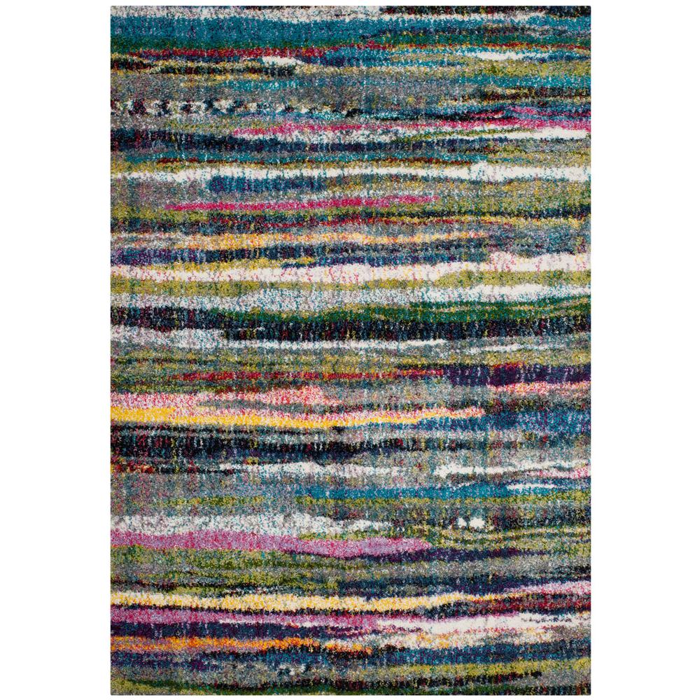 FIESTA SHAG, MULTI, 5'-1" X 7'-6", Area Rug, FSG367M-5
