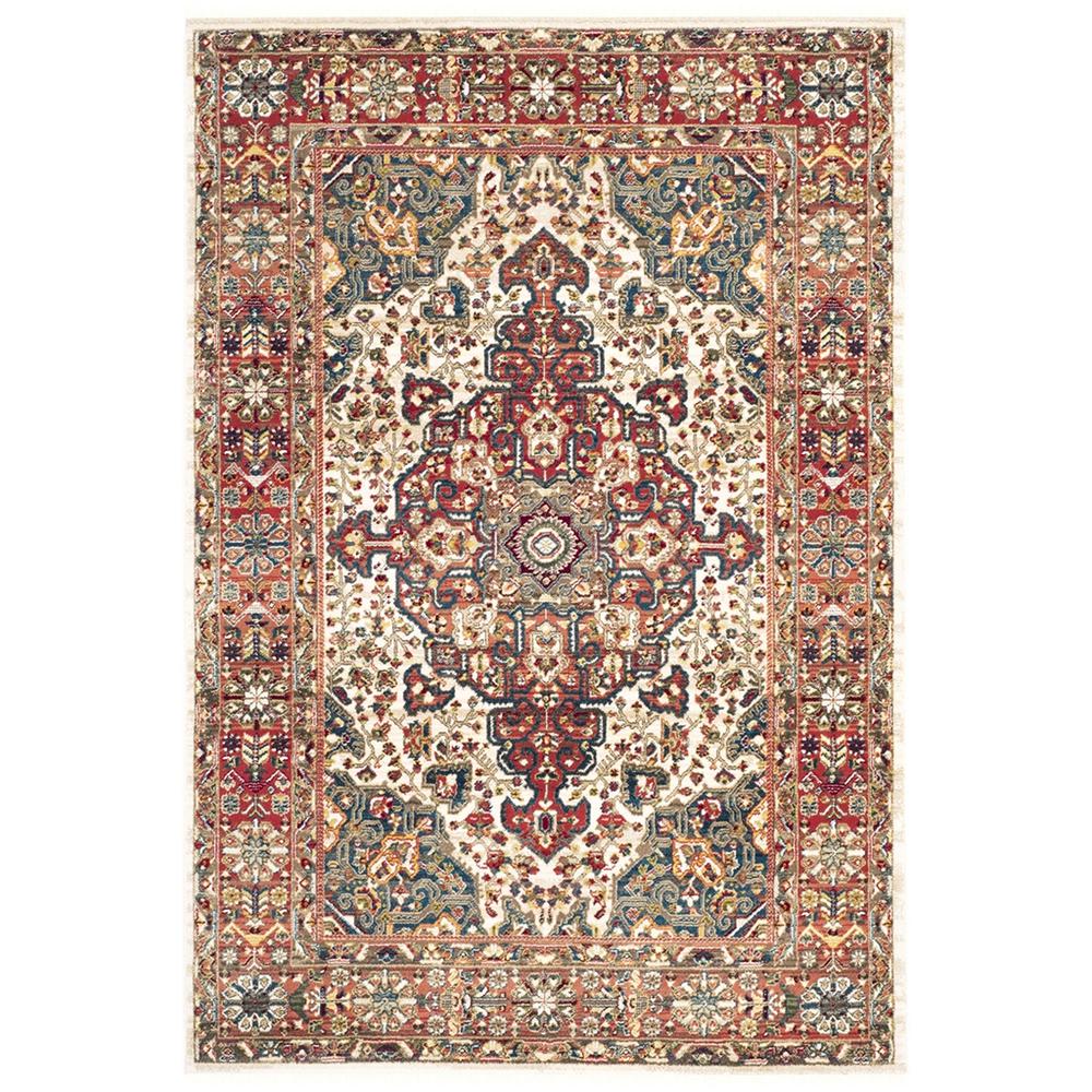 KASHAN, IVORY / BLUE, 5'-1" X 7'-5", Area Rug, KSN305B-5