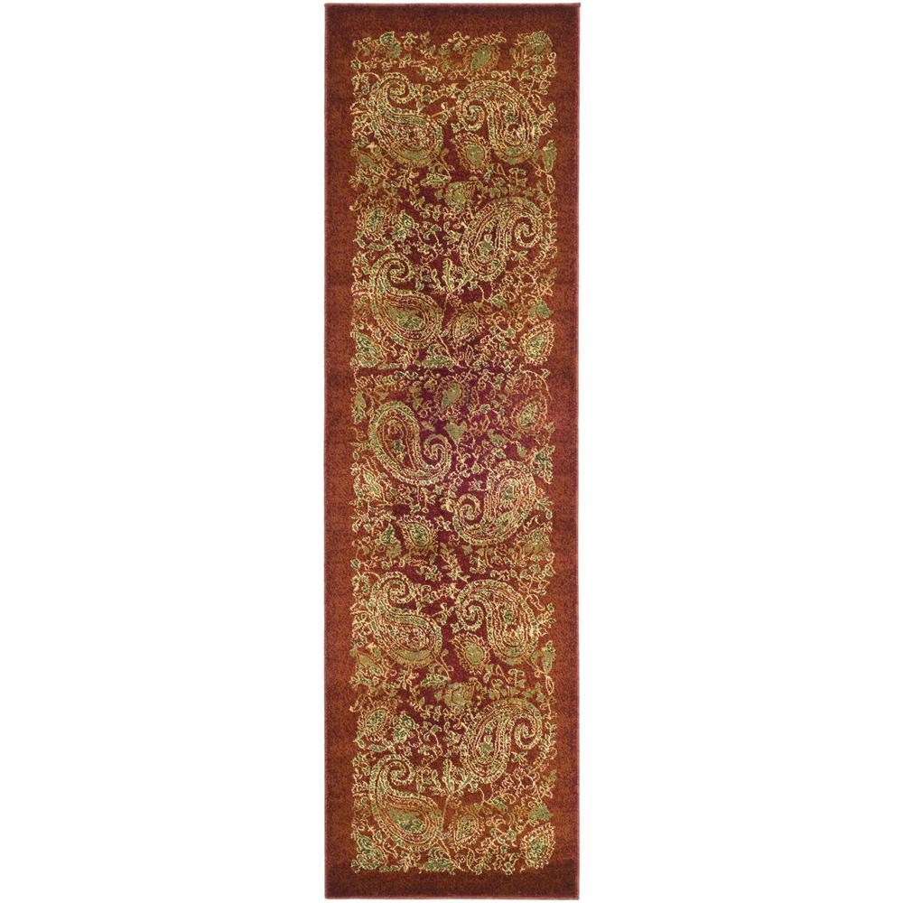 LYNDHURST, RED / MULTI, 2'-3" X 8', Area Rug, LNH224B-28