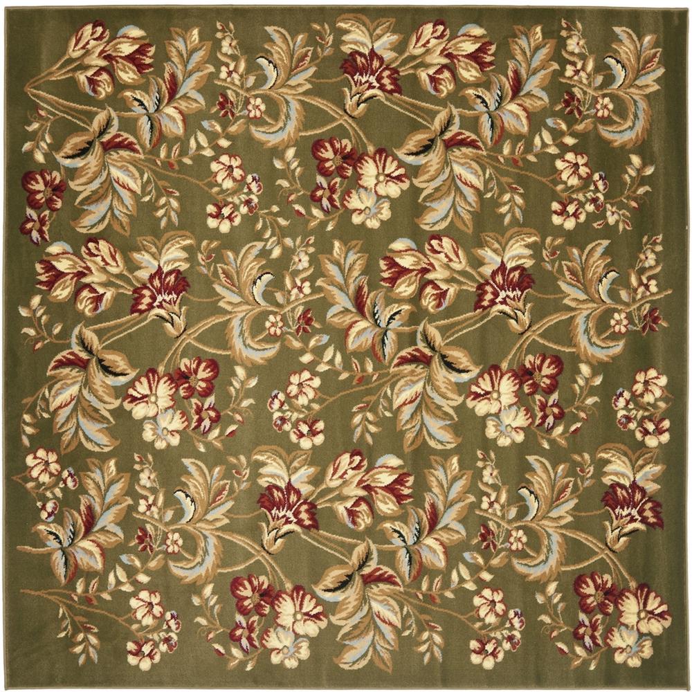 LYNDHURST, SAGE, 8' X 8' Square, Area Rug