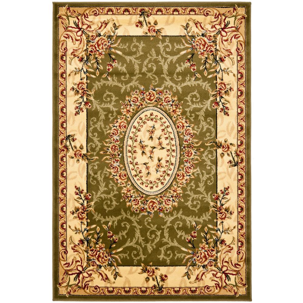 LYNDHURST, SAGE / IVORY, 5'-3" X 7'-6", Area Rug, LNH328B-5