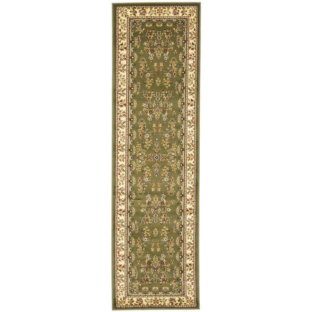 LYNDHURST, SAGE / IVORY, 2'-3" X 14', Area Rug, LNH331C-214