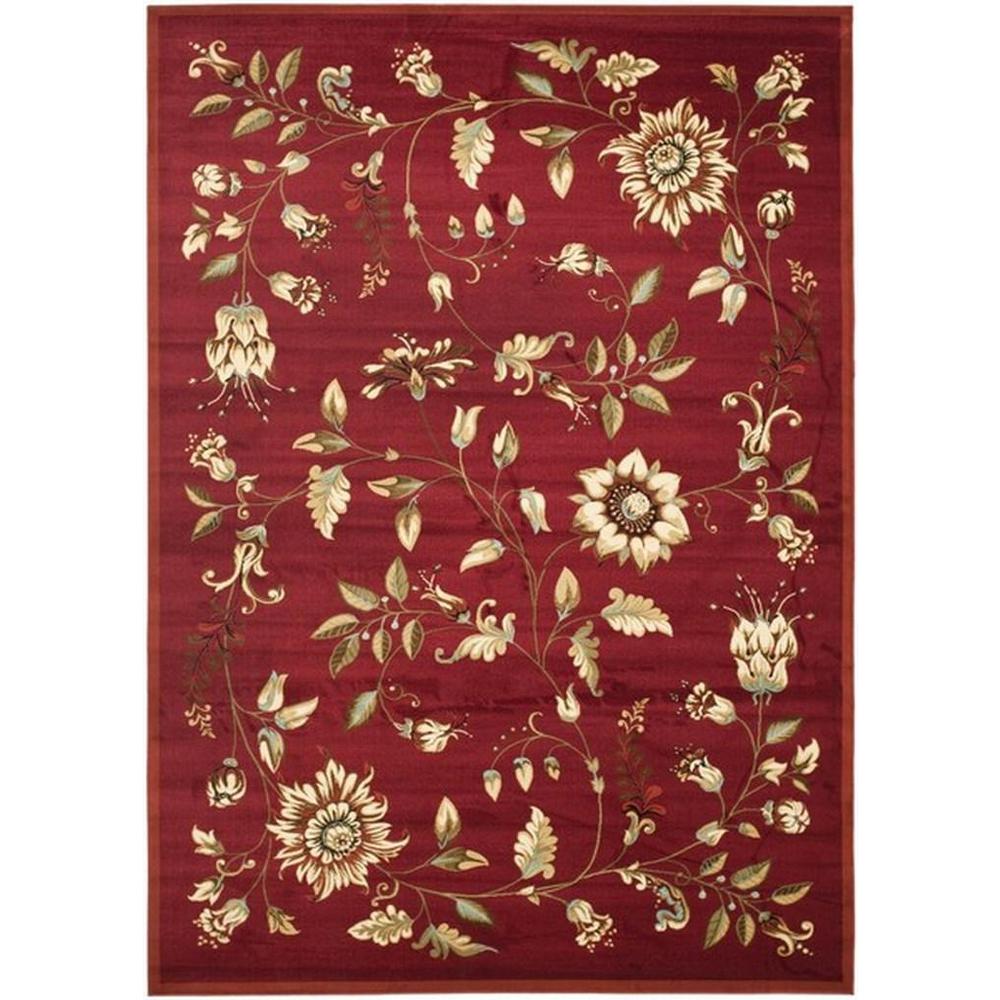 LYNDHURST, RED / MULTI, 8'-9" X 12', Area Rug
