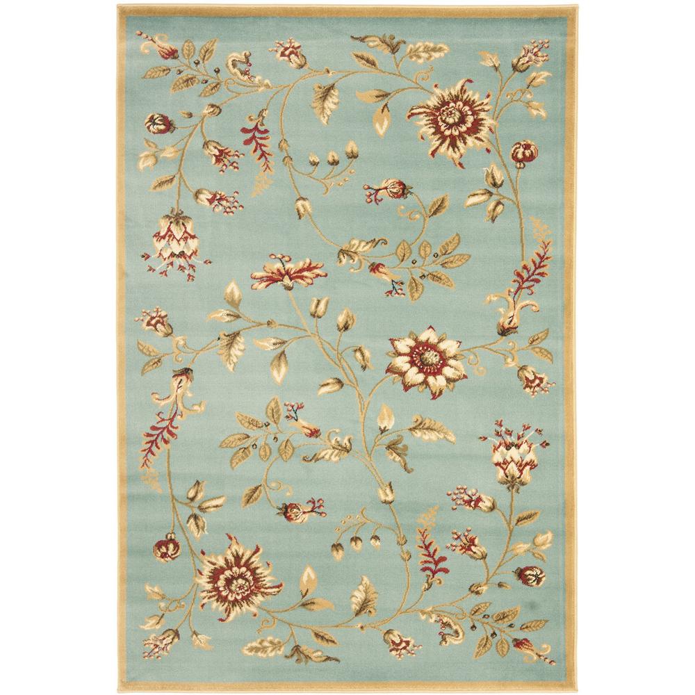 LYNDHURST, BLUE / MULTI, 4' X 6', Area Rug