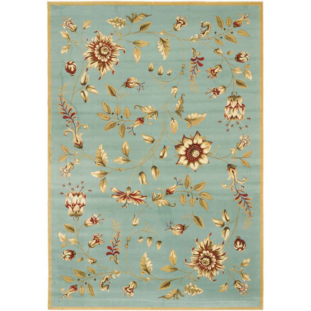 LYNDHURST, BLUE / MULTI, 8'-9" X 12', Area Rug