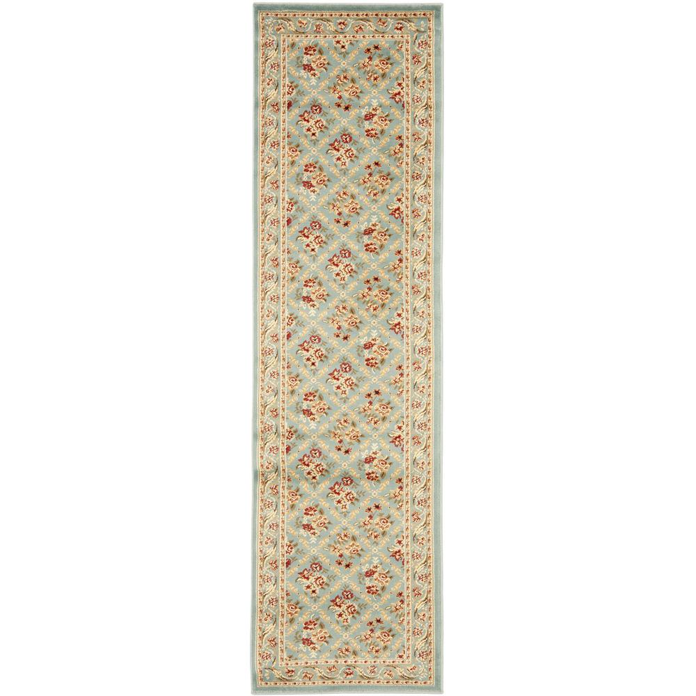 LYNDHURST, BLUE / BLUE, 2'-3" X 16', Area Rug, LNH556-6565-216