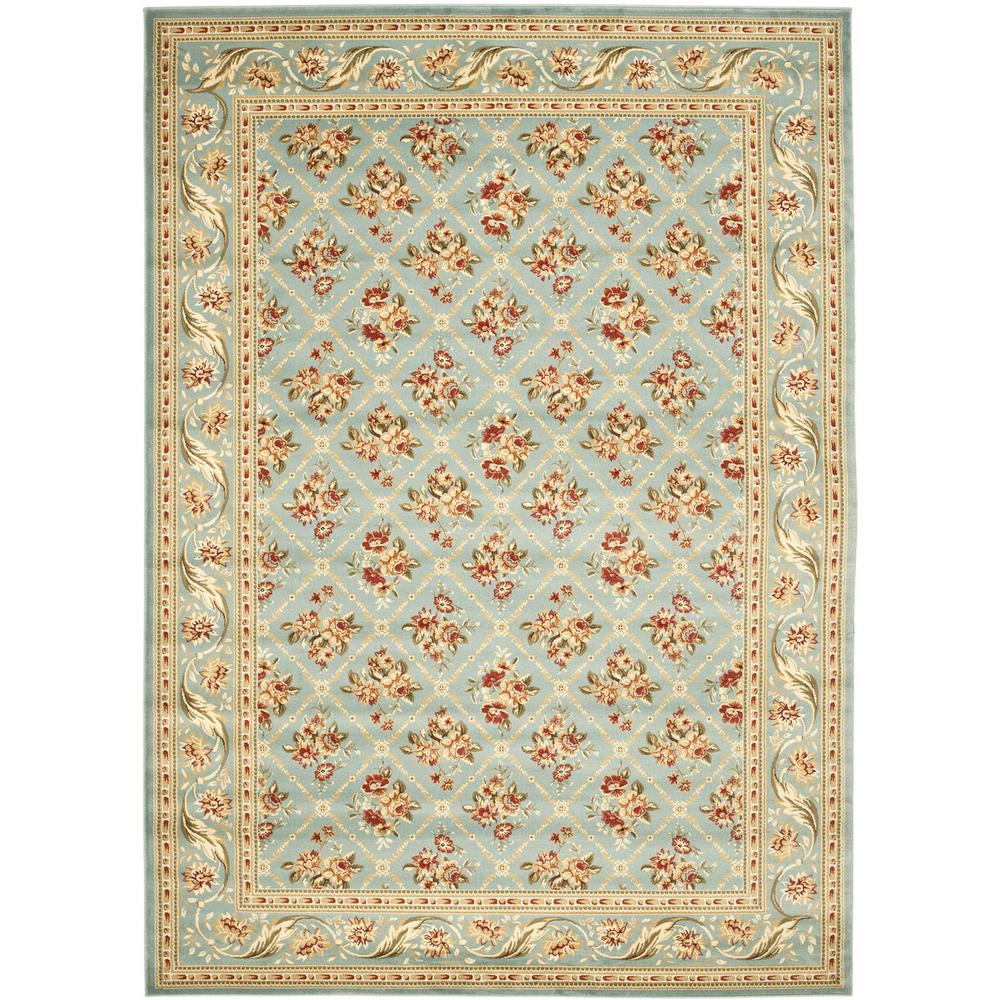 LYNDHURST, BLUE / BLUE, 8'-9" X 12', Area Rug, LNH556-6565-9