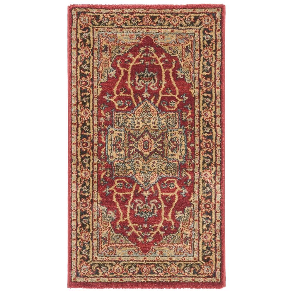 MAHAL, NATURAL / NAVY, 3' X 5', Area Rug