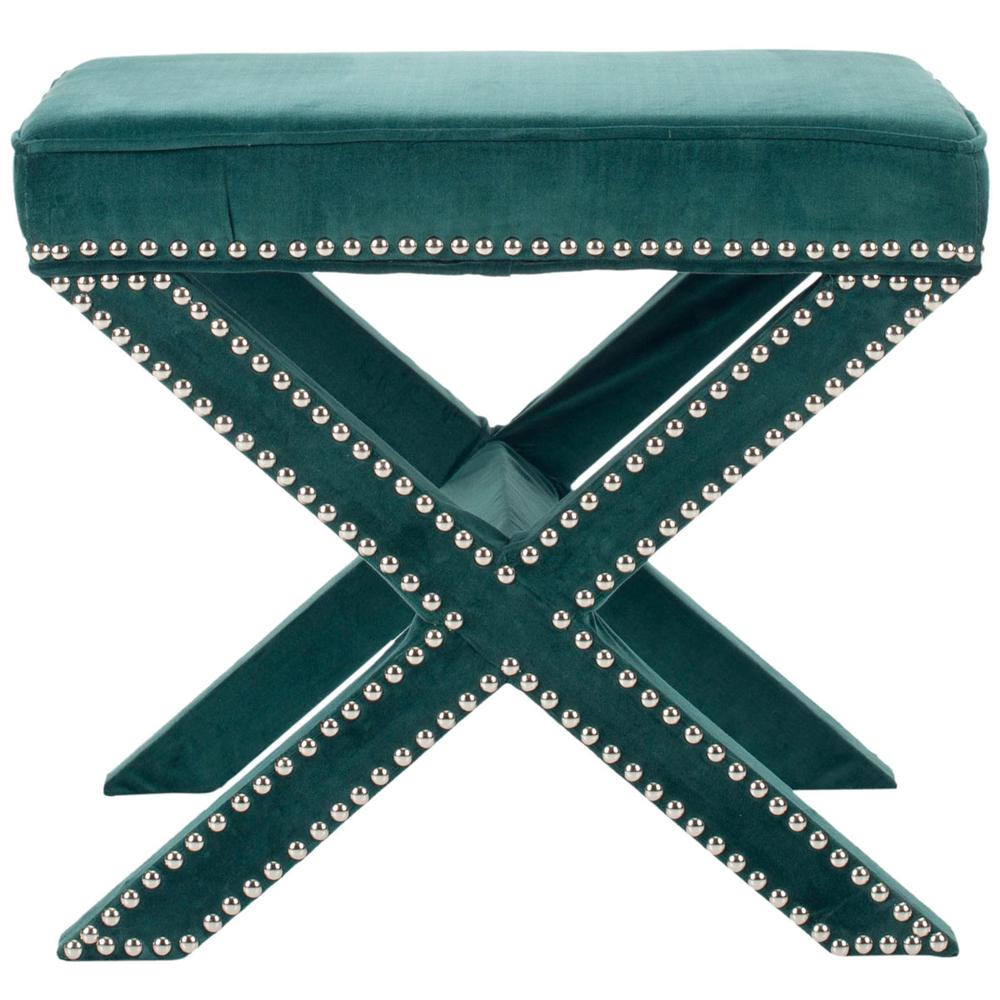 PALMER OTTOMAN - SILVER NAIL HEADS, MCR4589U