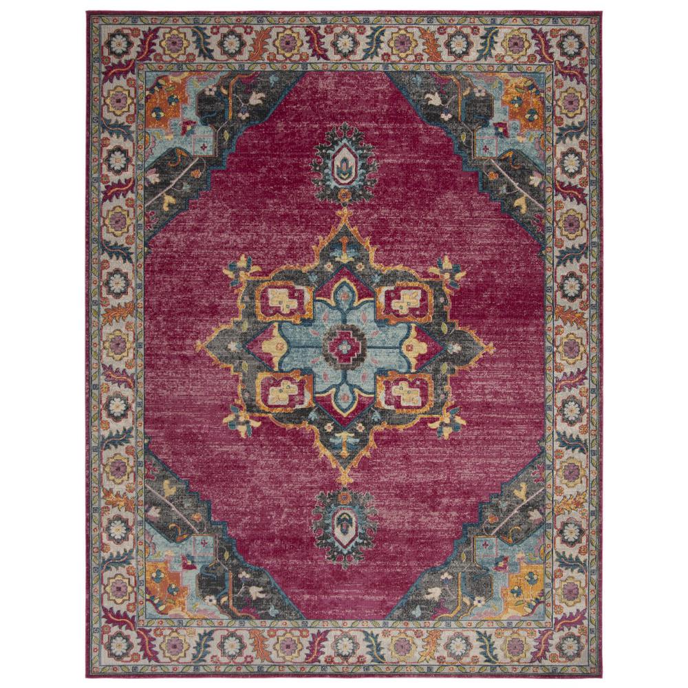 MERLOT 100, FUCHSIA / MULTI, 9' X 12', Area Rug