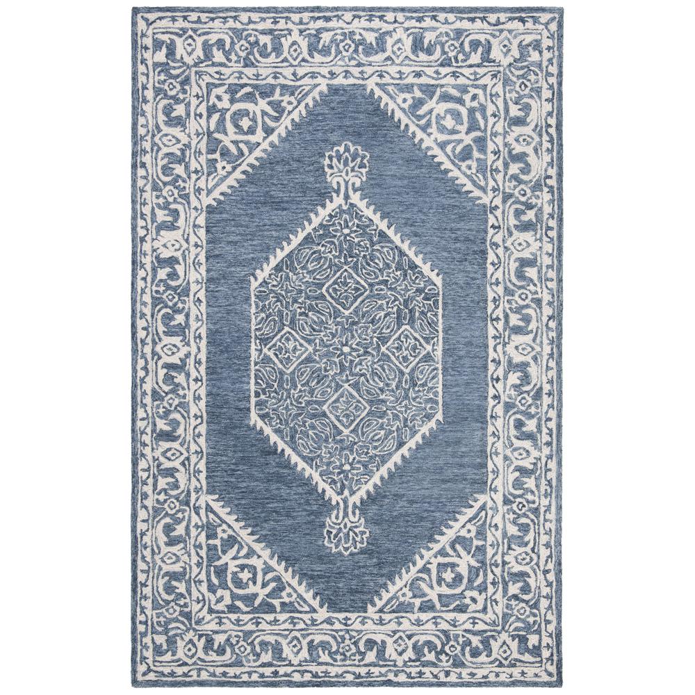 MICRO-LOOP, BLUE / IVORY, 8' X 10', Area Rug, MLP605M-8