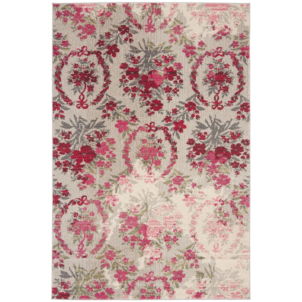 MONACO, IVORY / PINK, 5'-1" X 7'-7", Area Rug, MNC205R-5