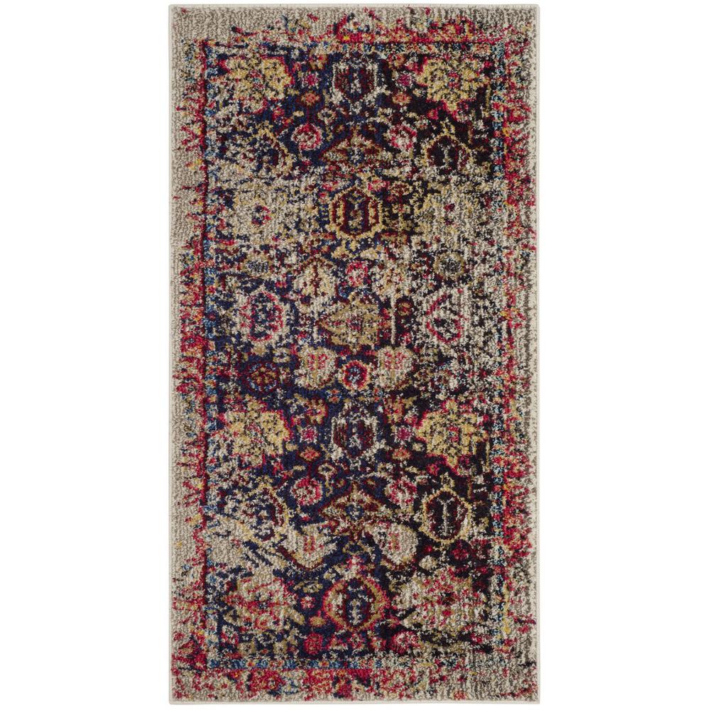 MONACO, GREY / MULTI, 3' X 5', Area Rug, MNC206G-3