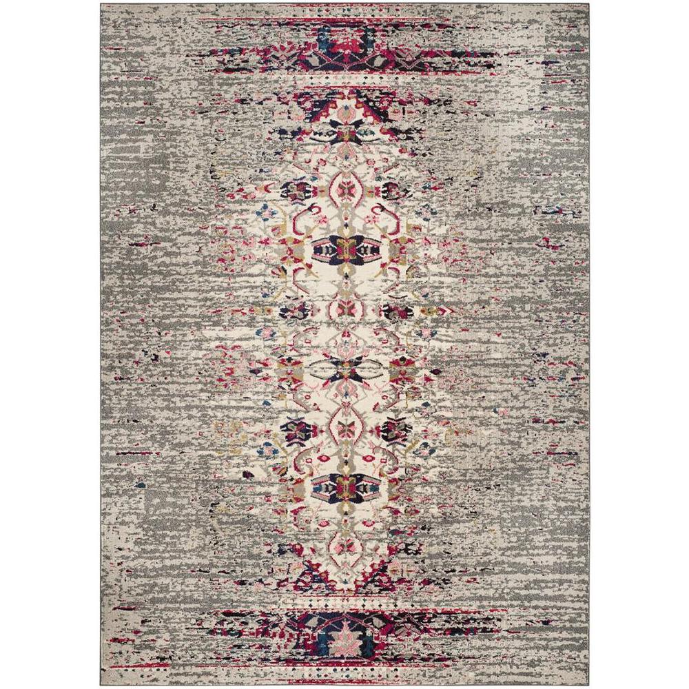 MONACO, GREY / IVORY, 8' X 11', Area Rug, MNC209T-8