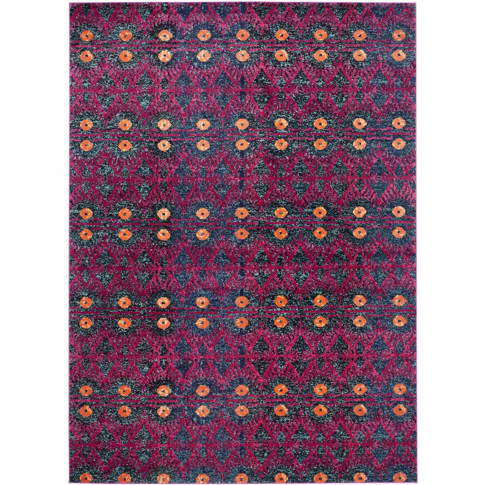 MONACO, PINK / MULTI, 9' X 12', Area Rug, MNC213D-9