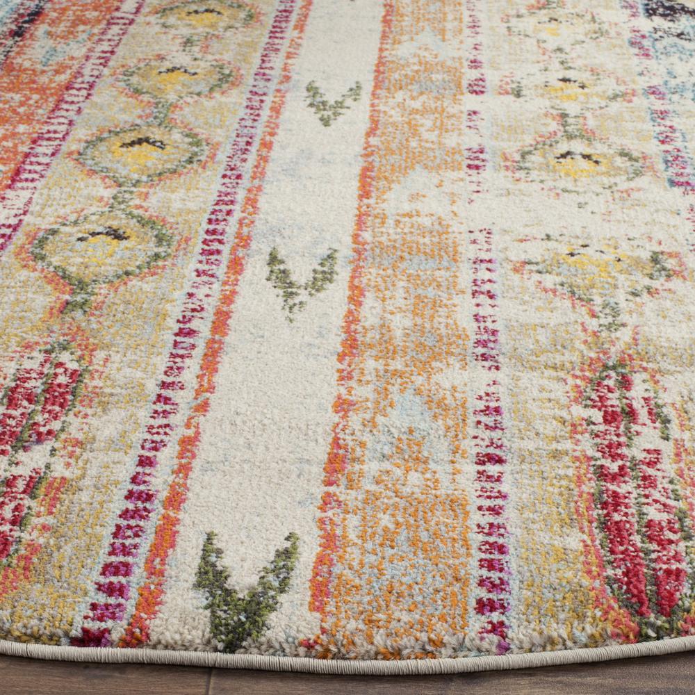 MONACO, MULTI, 5' X 5' Round, Area Rug