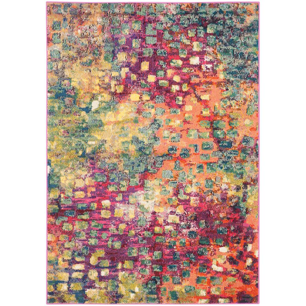 MONACO, PINK / MULTI, 4' X 5'-7", Area Rug, MNC225D-4