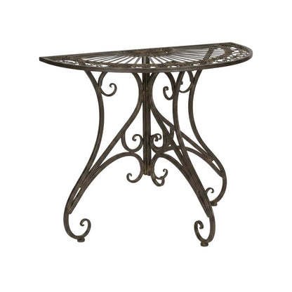 Black Finish Accent Table with Modern Design and Compact Size