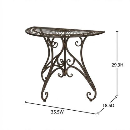 Black Finish Accent Table with Modern Design and Compact Size